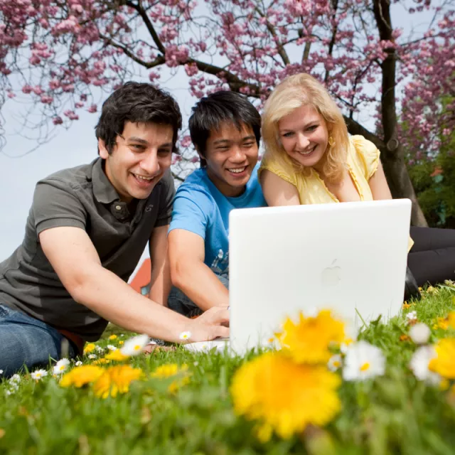 students outdoor
